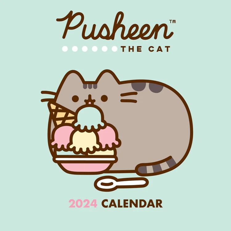 Calendário 2027 Pusheen