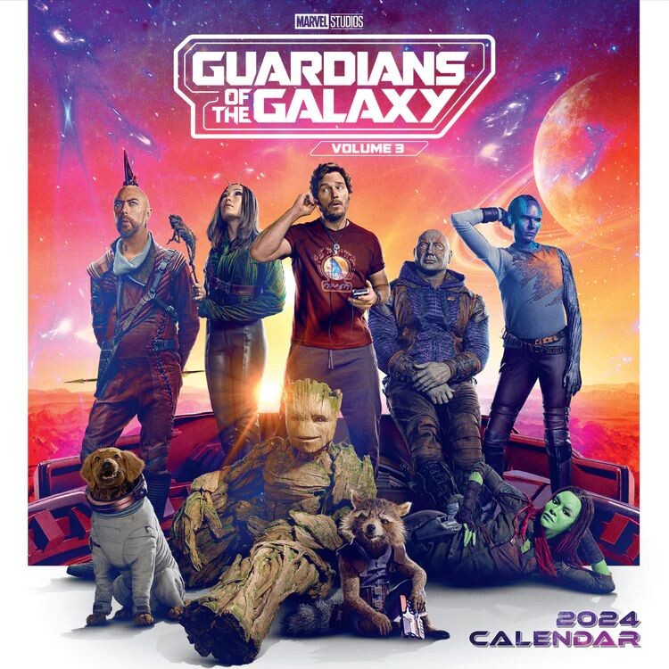 Ημερολόγιο 2027 Guardians of the Galaxy Vol. 3