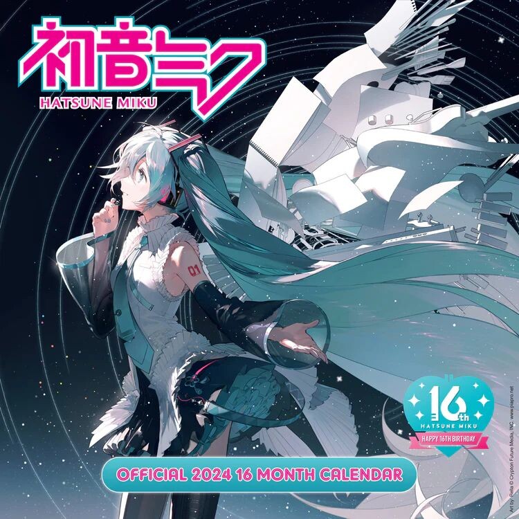 Calendário 2027 Hatsune Miku