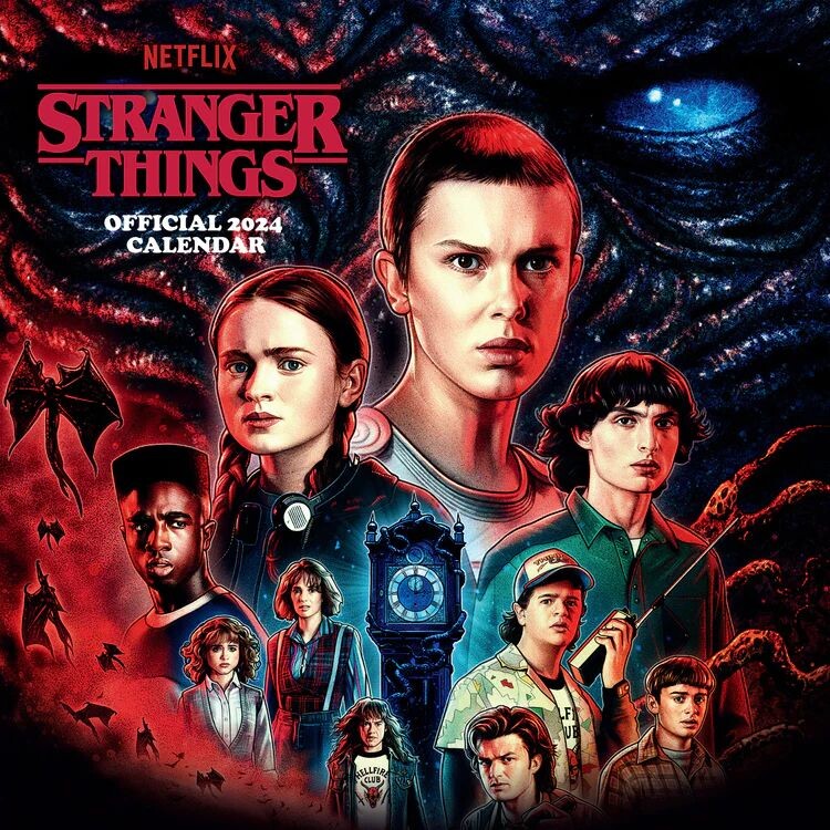Календар 2027 Stranger Things
