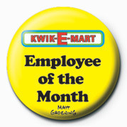 Badge THE SIMPSONS KWIK-E-MART - employee