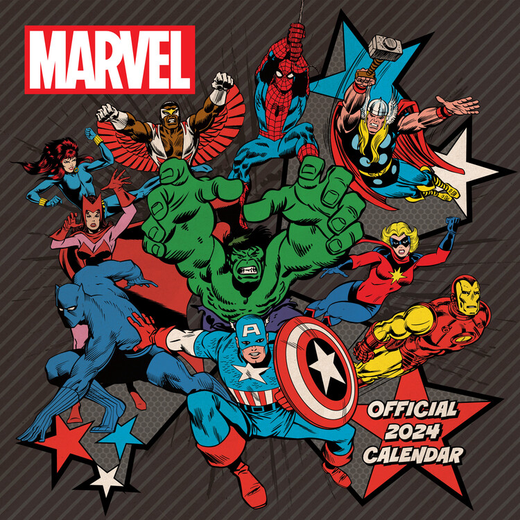 Kalendar 2027 Marvel Comics