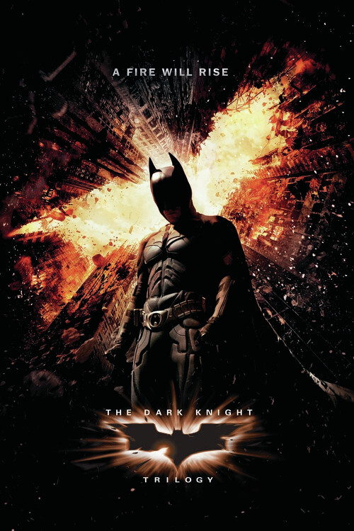 Плакат The Dark Knight Trilogy - A Fire Will Rise