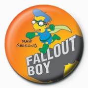 Badge THE SIMPSONS - milhouse fallout boy