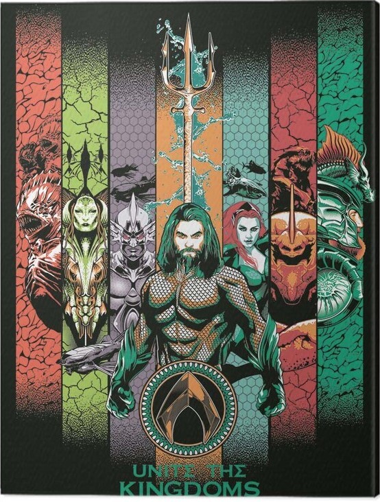 Принти на полотні Aquaman - Unite the Kingdoms