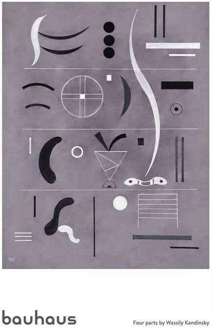 Poster Bauhaus Four Parts