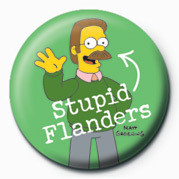 Κονκάρδα THE SIMPSONS - ned flanders stupid ...