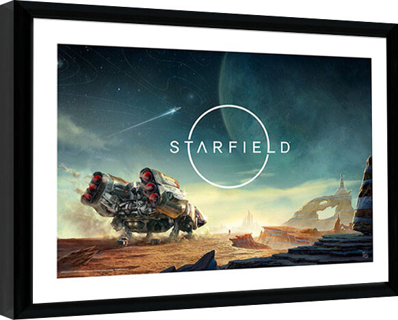 Framed Poster Starfield - Landing