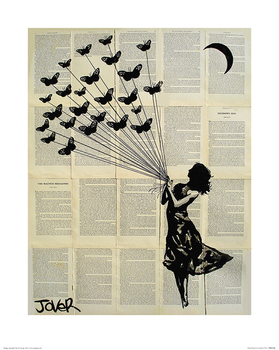 Loui Jover - Butterflying Картина