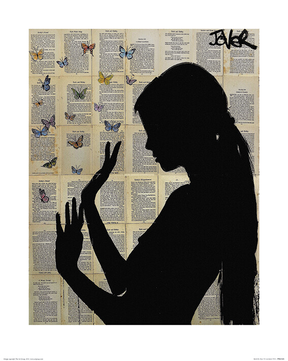 Taidejuliste Loui Jover - Butterfly Days
