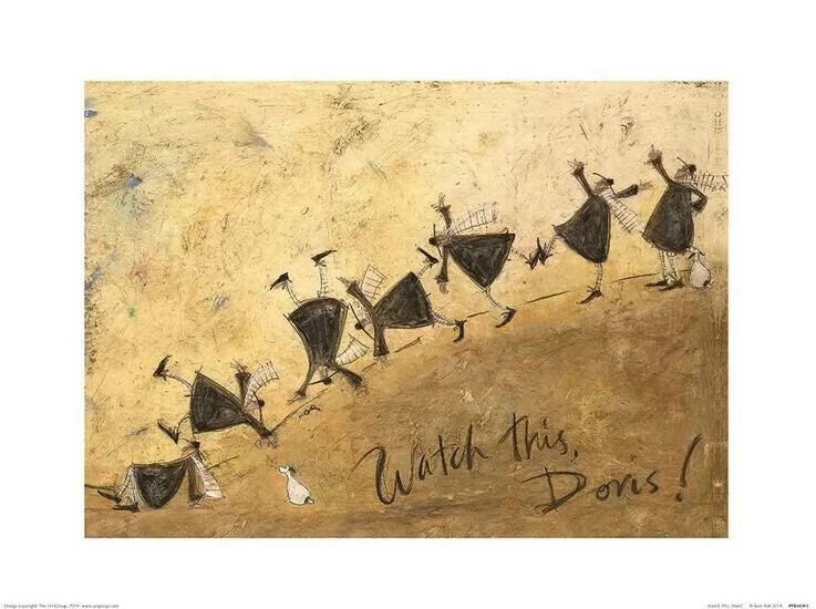 Художествен печат Sam Toft - Watch This, Doris!