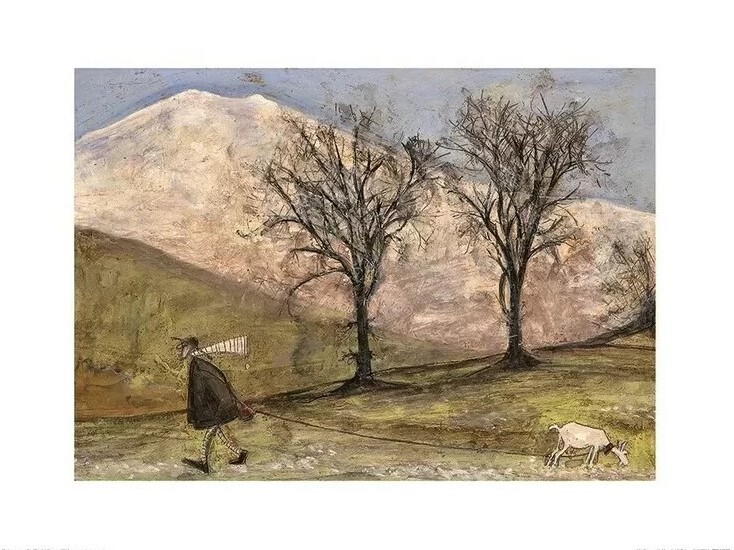 Sam Toft - Walking with Mansfield Картина