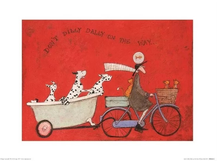 Εκτύπωση τέχνης Sam Toft - Don‘t Dilly Dallly on the Way