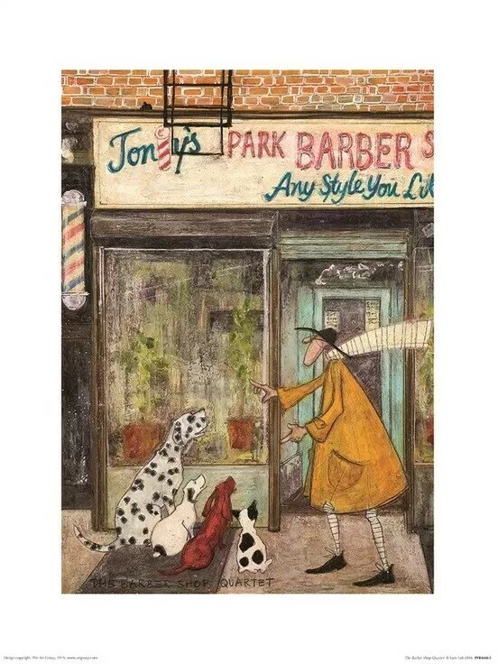 Art Print Sam Toft - The Barber Shop Quartet