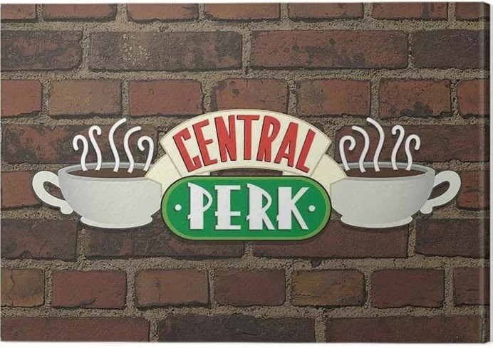 Canvas Print Friends - Central Perk Brick