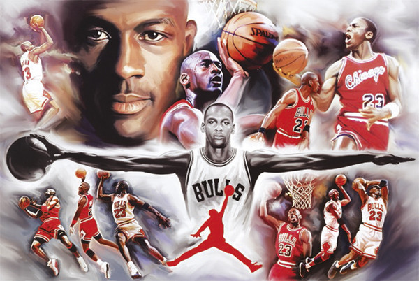 Плакат Michael Jordan - collage