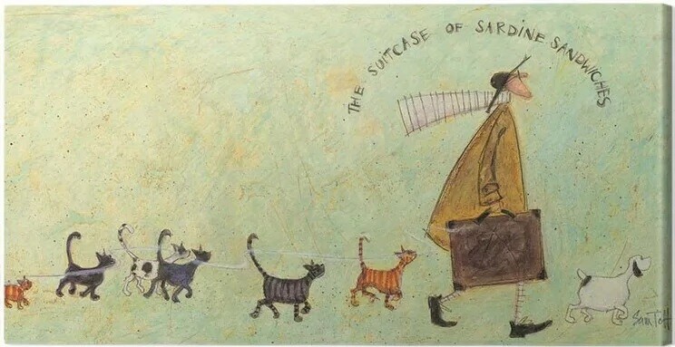 Принти на полотні Sam Toft - The Suitcase of Sardine Sandwiches