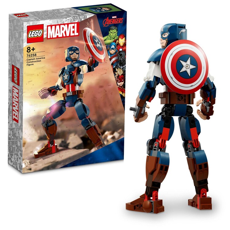 LEGO Marvel - Captain America Construction Figure 76258