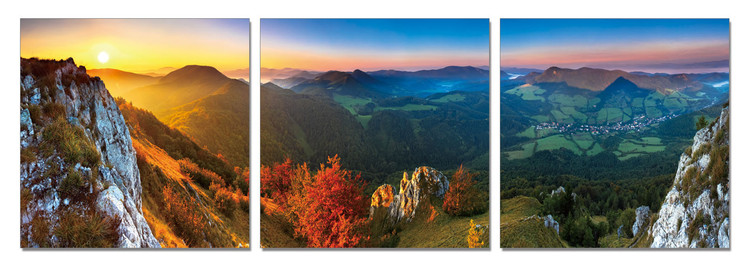 Mодерна картина Sunset over the Hills