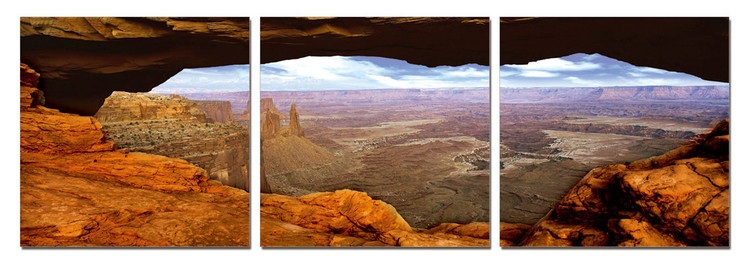 Canyon Lands Mounted Art Print