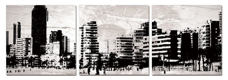 Life on the Beach Mounted Art Print