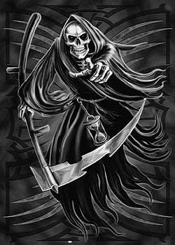 Плакат Tribal reaper - death