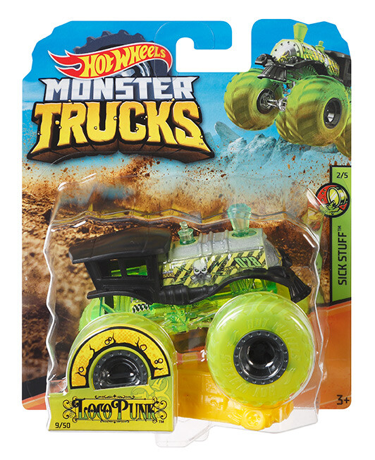 Hot Wheels - Monster Trucks Stunt Pieces Asst