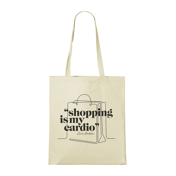 Τσάντα Sex and The City - Shopping Is My Cardio
