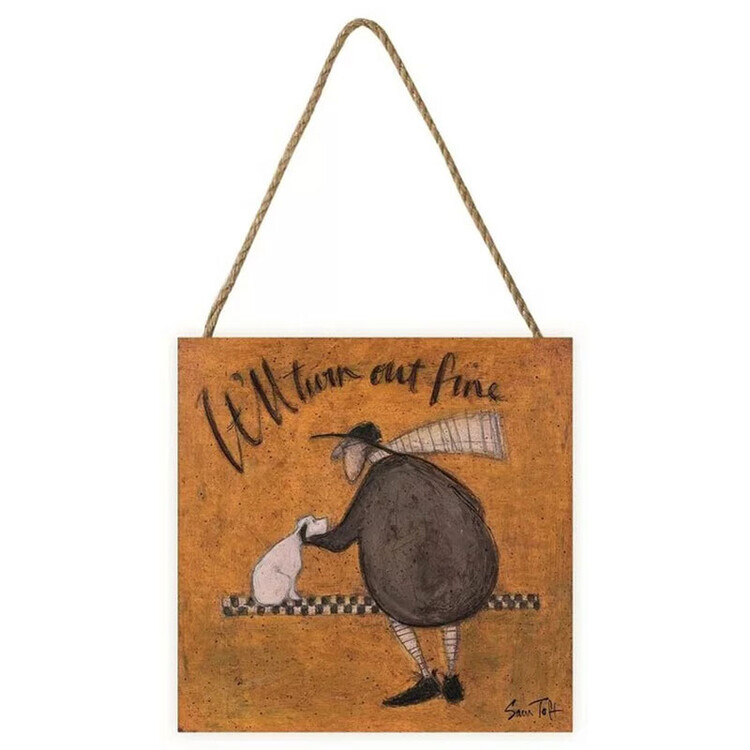 Pintura em madeira Sam Toft - It‘ll Turn Out Fine
