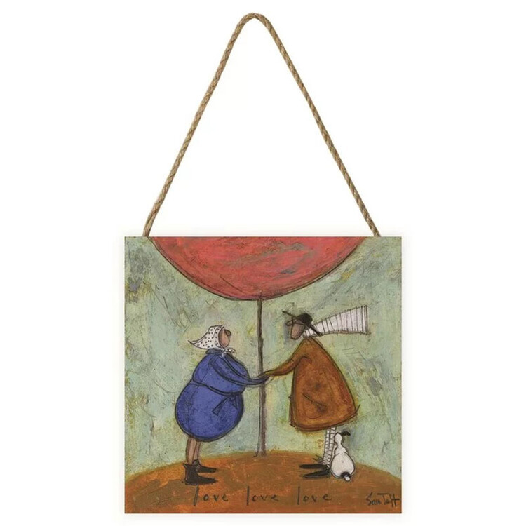 Ξύλινη τέχνη Sam Toft - Love, Love, Love