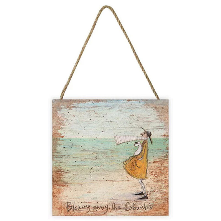 Pintura em madeira Sam Toft - Blowing away the Cobwebs