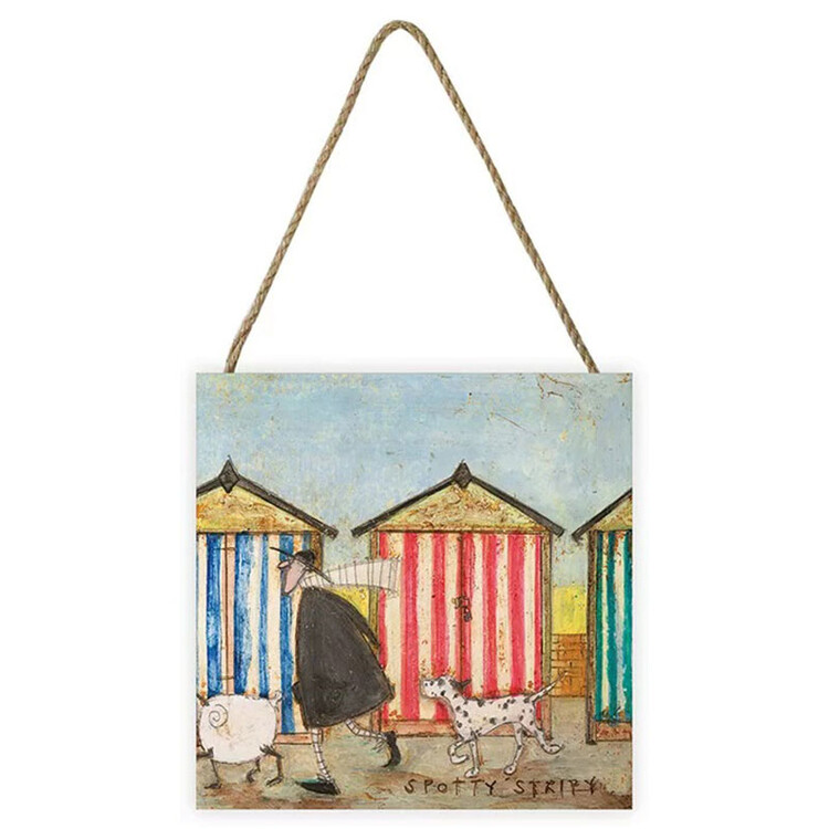 Ξύλινη τέχνη Sam Toft - Spotty Stripy