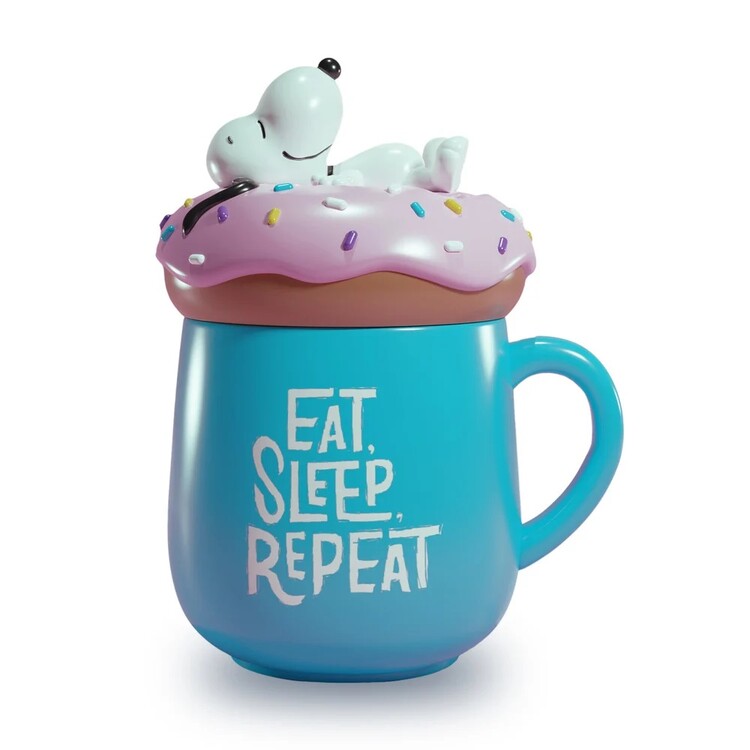 Skodelica Snoopy - Eat, Sleep, Repeat