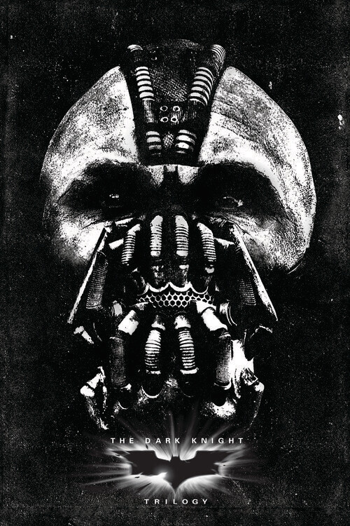 Poster The Dark Knight Trilogy - Bane Mask