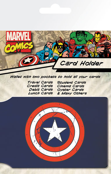 Porta-cartões MARVEL - Captain America Shield