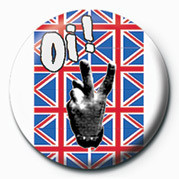Badge PUNK - Oi! (UNION JACK )