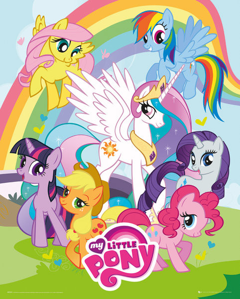 Плакат My little pony - group