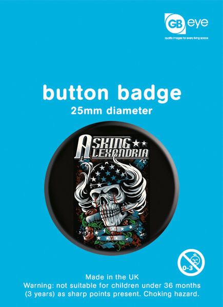 Badge ASKING ALEXANDRIA - Skull