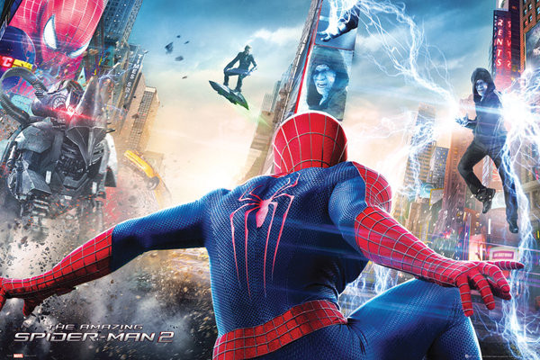 Плакат THE AMAZING SPIDERMAN 2 - attack