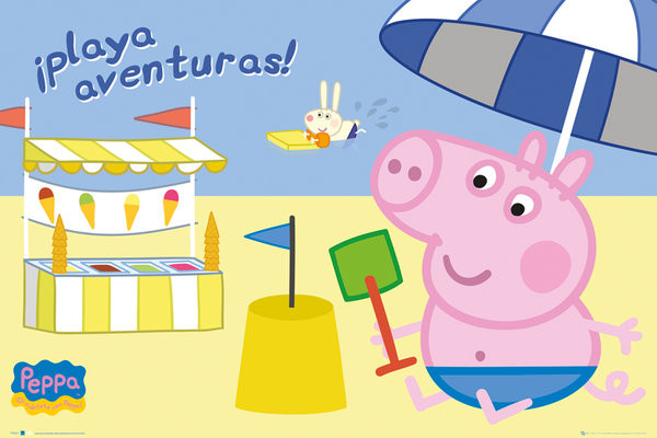 Плакат GRETA GRIS - PEPPA PIG - Seaside Adventure