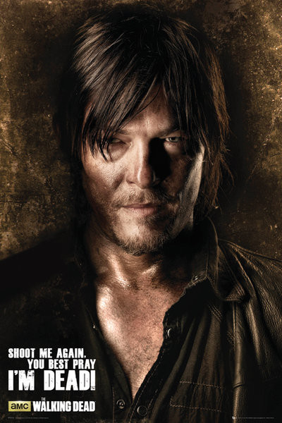 Плакат THE WALKING DEAD - Daryl Shadows