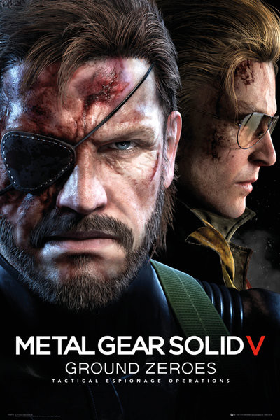 L GEAR SOLID V: GROUND ZEROES ポスター Metal Gear Solid V Ground Zeroes PS4 PS3 XBOX ONE 360 POSTER