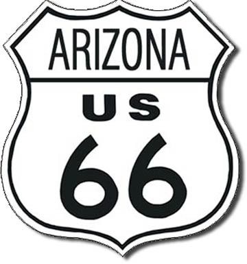 Μεταλλική πινακίδα ROUTE 66 - arizona