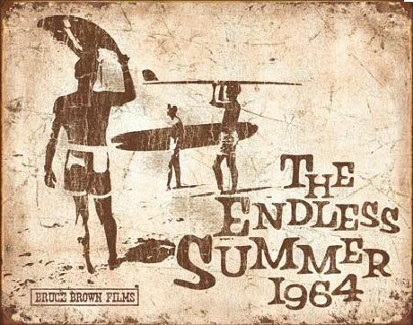 Metal sign Endless Summer Retro