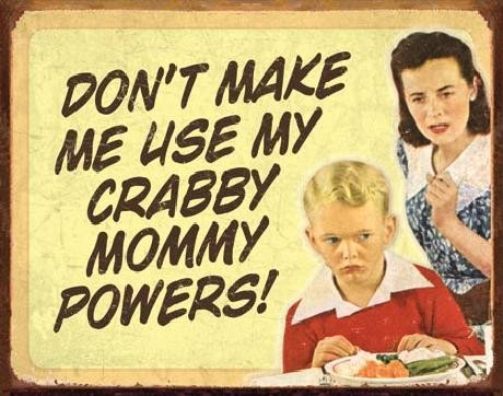 Μεταλλική πινακίδα EPHEMERA - Crabby Mommy