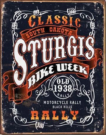 Μεταλλική πινακίδα STURGISS - Classic Rally