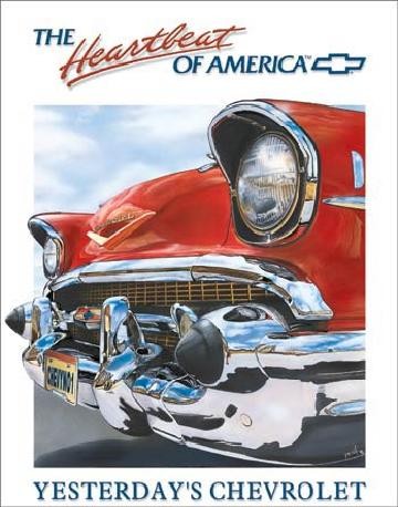 Μεταλλική πινακίδα CHEVY HEARTBEAT - Chevrolet