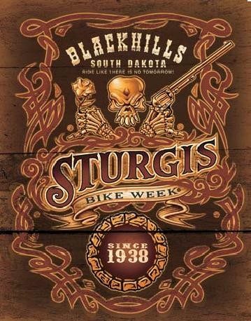 Μεταλλική πινακίδα STURGIS - No Tomorrow