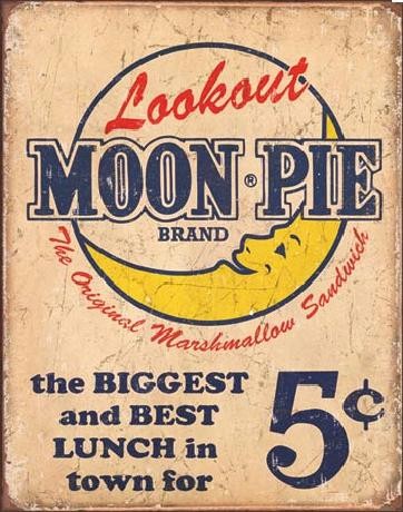 Metallikyltti MOON PIE - Best lunch