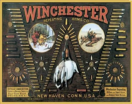 Μεταλλική πινακίδα WINCHESTER - Bullet Board
